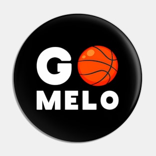 Go Melo Carmelo Basketball Bball Anthony 7 Pin