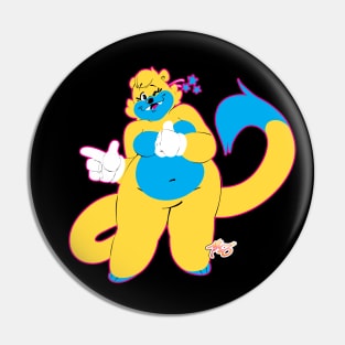 The CN Colour Palette Challenge - Butterpop ("Transparent B" Variant) Pin