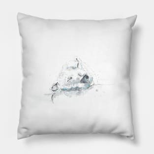 Sleeping Snow Bear Pillow