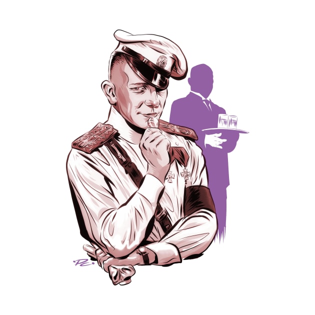 Erich Von Stroheim - An illustration by Paul Cemmick by PLAYDIGITAL2020