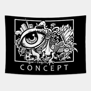 CONCEPT Abstract Design Art Tapestry