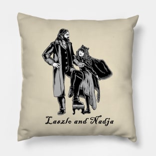 Laszlo and Nadja Vintage Pillow