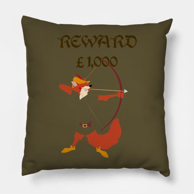 Robin Hood Reward Pillow by Kaztiel