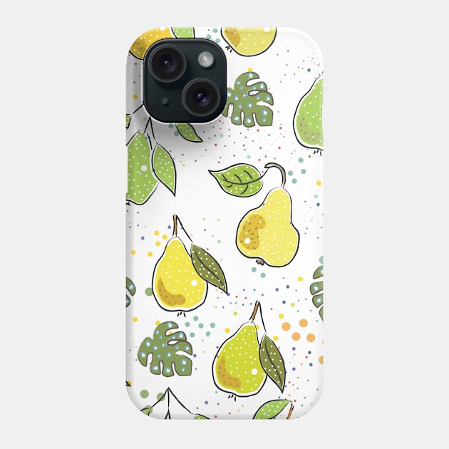 Pear Phone Case by Kristina Stellar Scandinavian Land