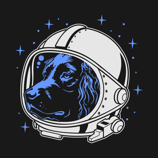 Dog astronaut and space by My Happy-Design