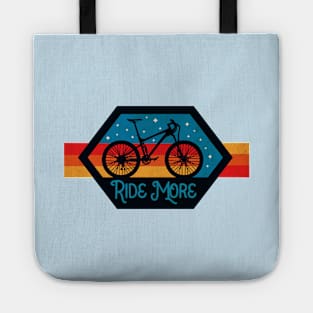 Ride More Bike Vintage Tote