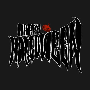 Happy Halloween Typography T-Shirt