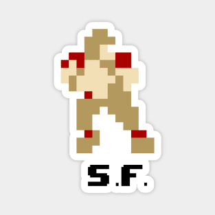 8-Bit Quarterback - San Francisco Magnet