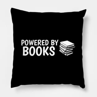 powered by books Pillow