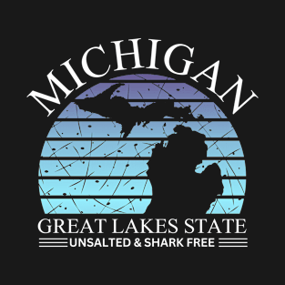 Michigan The Great Lakes State T-Shirt