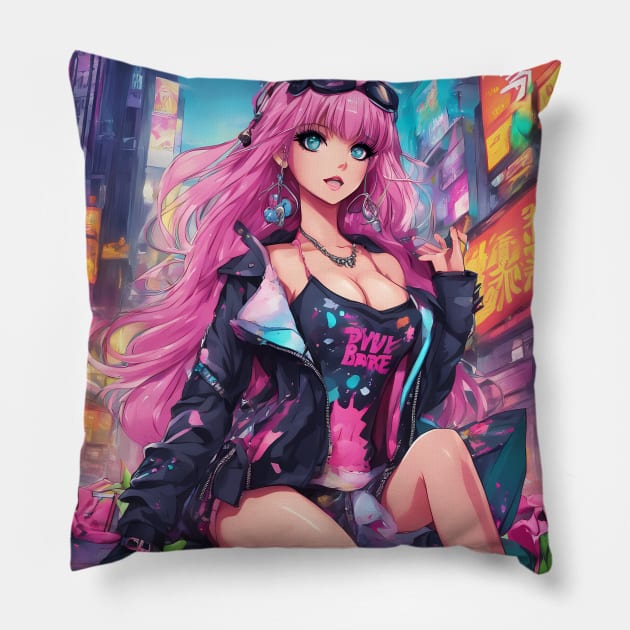 Absidian Beneath  Twilight Pillow by animegirlnft