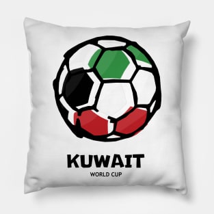 Kuwait Football Country Flag Pillow