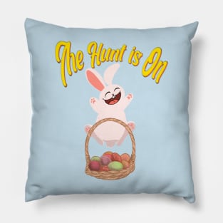 The hunt is on Easter Pillow