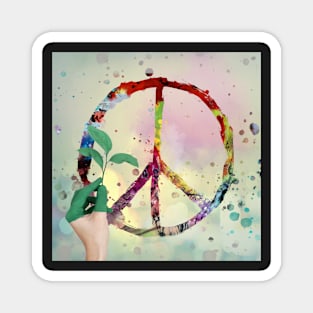 Plant Peace Magnet