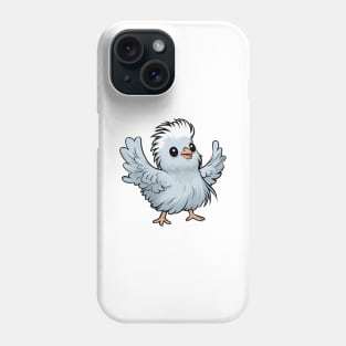 Lovely cartoon silkie chicken Phone Case