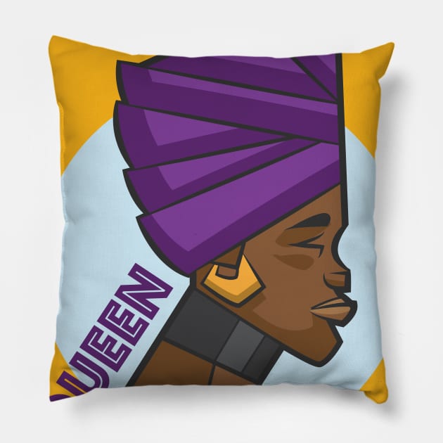 Love your Queen Pillow by gscottdesign