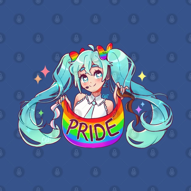 miku says happy pride! by pianta