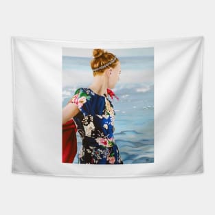 Oceans at her Feet Tapestry