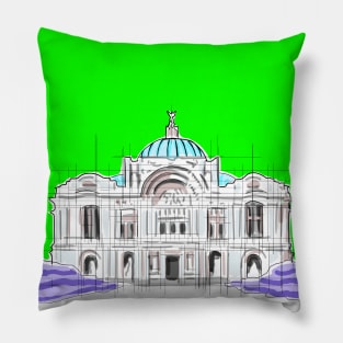 bellas artes the classic monument Pillow