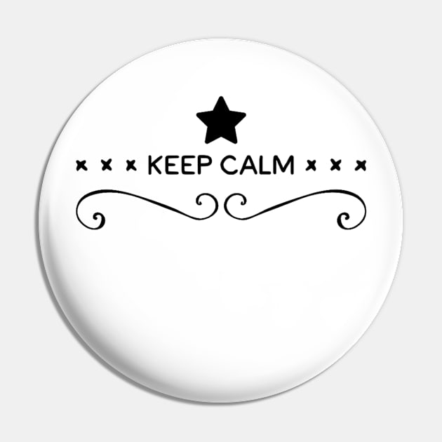 KEEP CALM Pin by HSMdesign