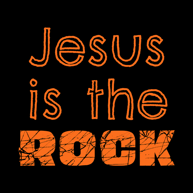 Jesus Is Solid As A Rock by Foxxy Merch