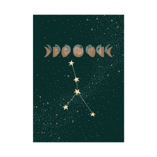 Cancer zodiac Moon phases T-Shirt