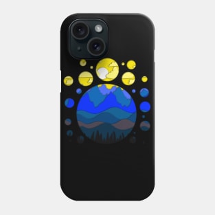 Mountain Cut Paper Landscape Phone Case