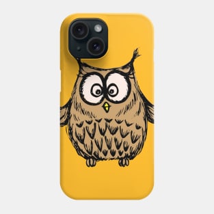 Cute hand drawn owl Phone Case