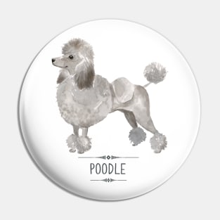 Poodle Pin