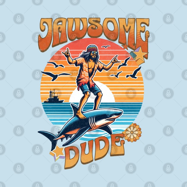 Jawsome Dude [70s themed] by Blended Designs