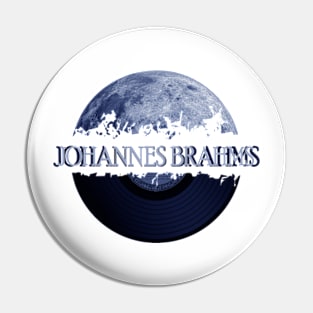 Johannes Brahms blue moon vinyl Pin