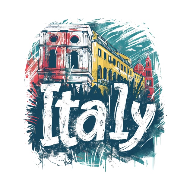 Italy t-shirt by GreenMary Design