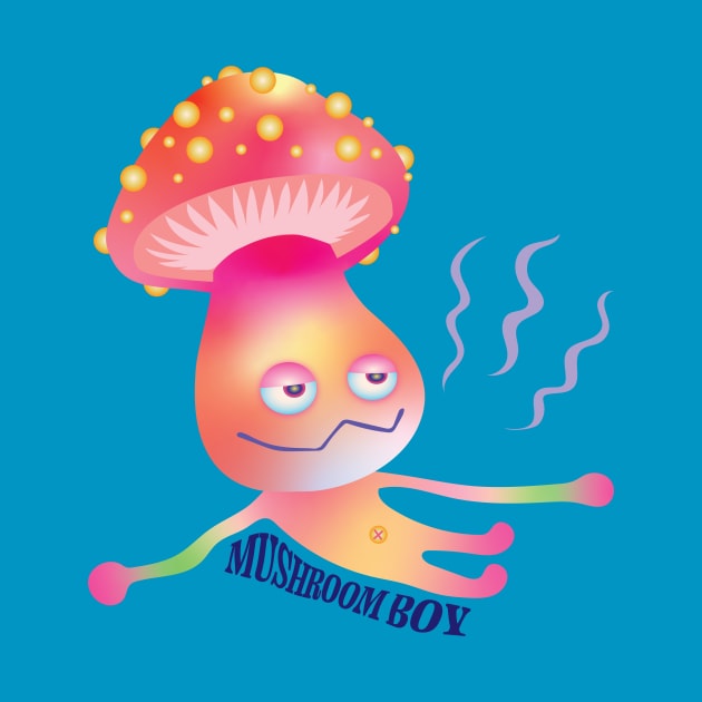 Mushroom Boy by dzhou