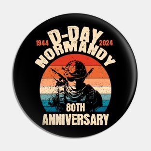 D-Day 80th Anniversary Normandy Pin