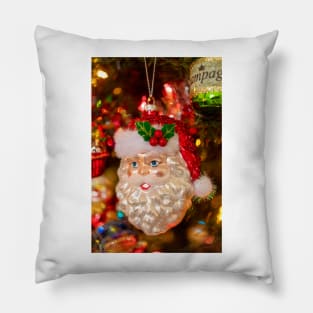 Old Santa Claus Ornament Pillow