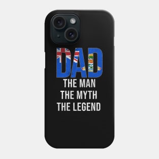 Caymanian Dad The Man The Myth The Legend - Gift for Caymanian Dad With Roots From Caymanian Phone Case