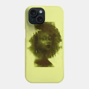 Very beautiful, mystic, soft, black woman. Soft. Phone Case