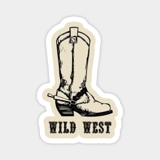 Western Era - Wild West Cowboy Boots 2 Magnet