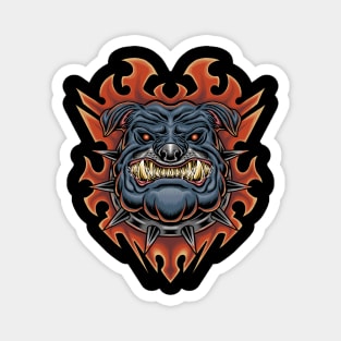 Bulldog Darkart Magnet