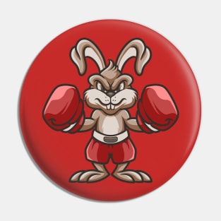 RABBIT BOXER Pin