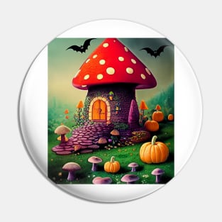 Even The Fairies Celebrate Halloween Pin