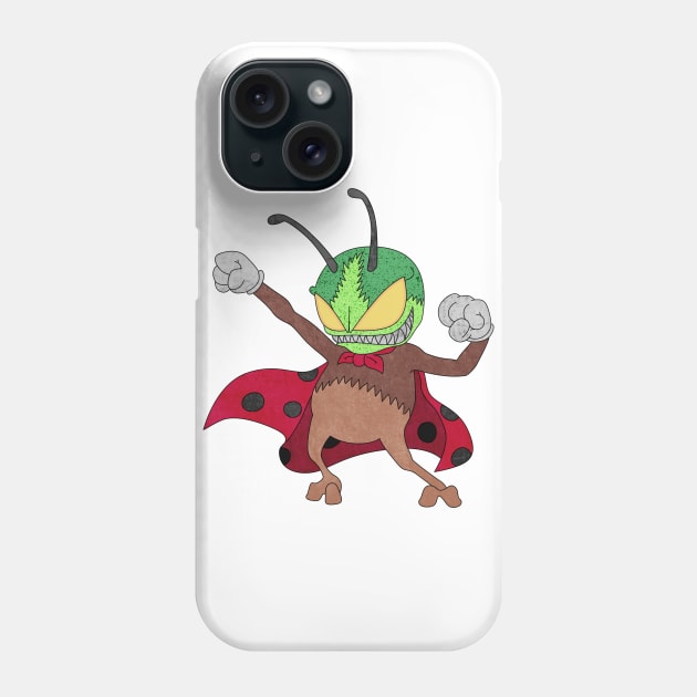 Insect Hero Phone Case by MarceloMoretti90