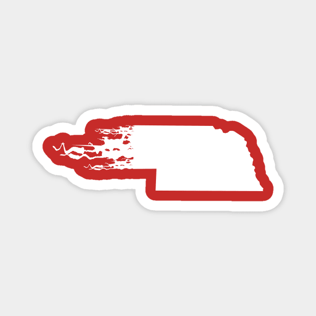 Nebraska Magnet by BigBridgeStudios