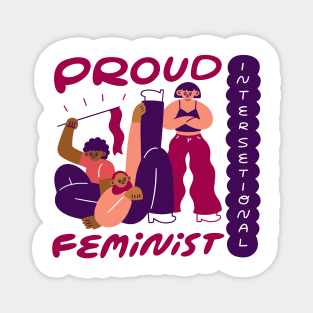 Proud Intersectional Feminist Magnet