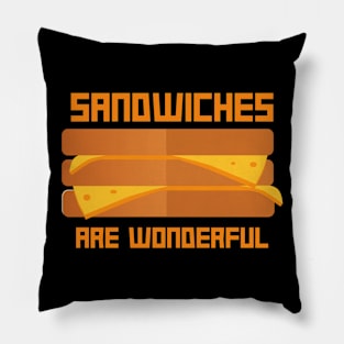 Sandwich Is Wonderful Pillow