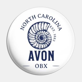 Avon, NC Summertime Vacationing Seashell Pin