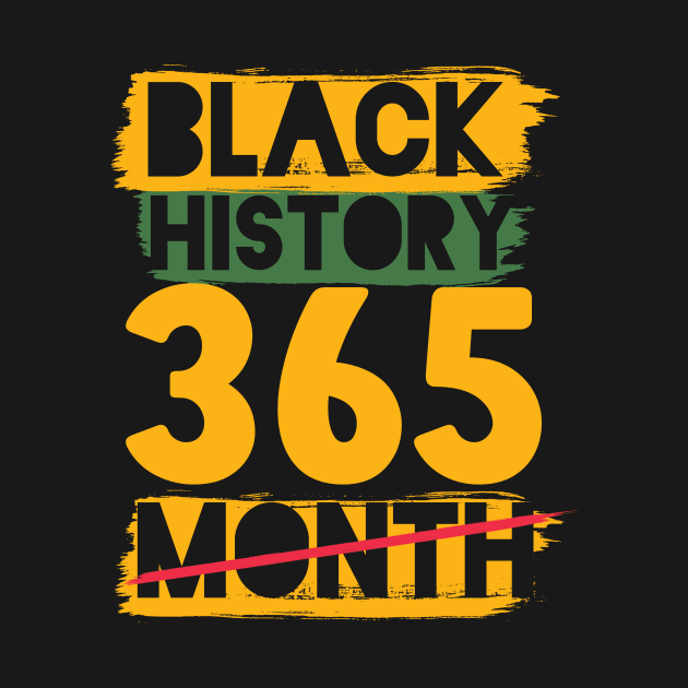 Black History Month 24/7/365 Black men African American by hs studio