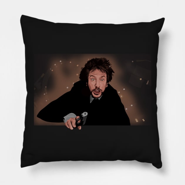 "Nakatomi" Pillow by jomorley