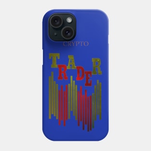 CRYPTO TRADER (COSMIC) / BLUE Phone Case