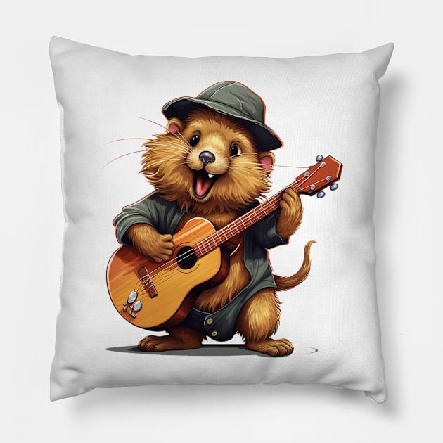 guitarist Pillow by piratesnow